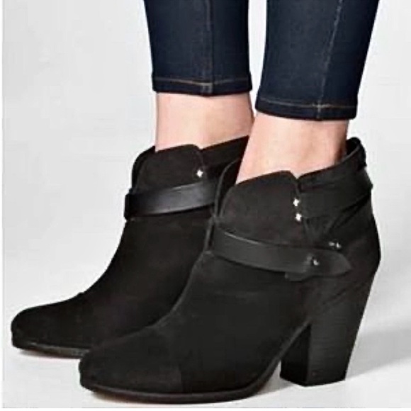 rag & bone Harrow Distressed Oiled Rubbed Suede Leather - Picture 1 of 17